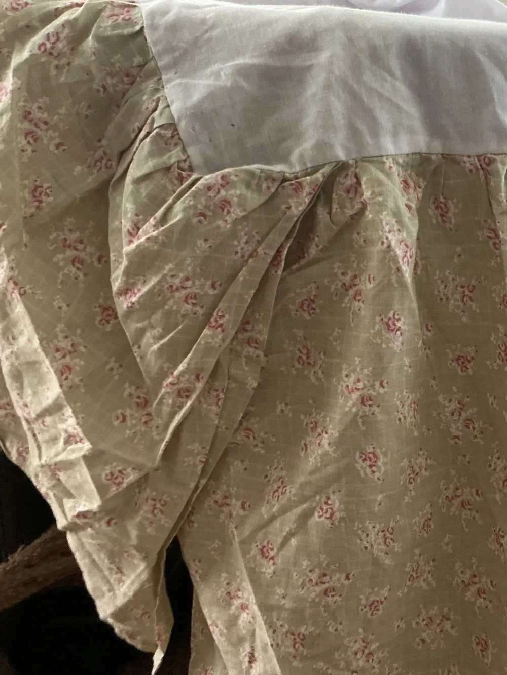 Vintage J.C. Penney Ruffled Bedskirt